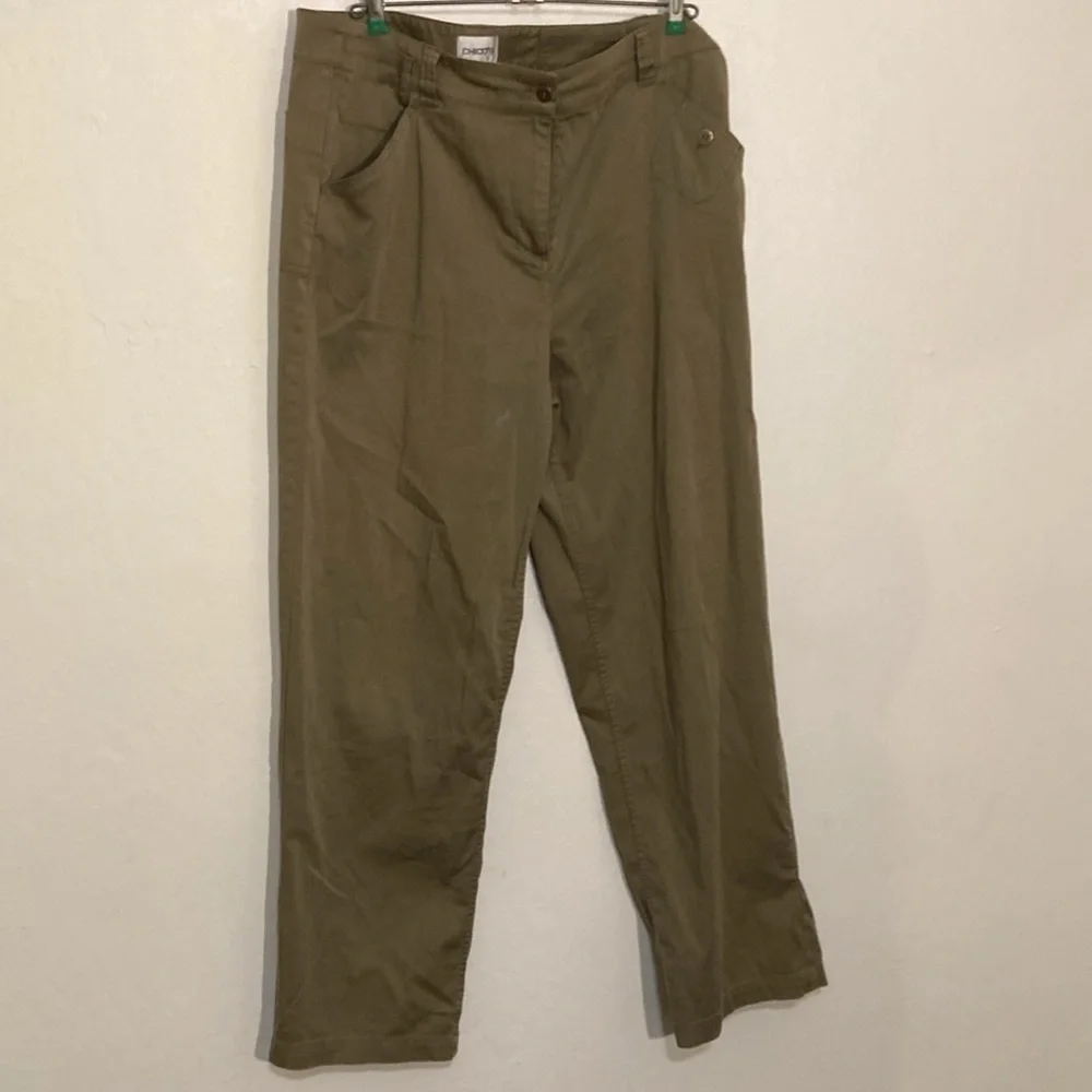 🌈 Chico’s cotton classic women’s pant size XL - 2